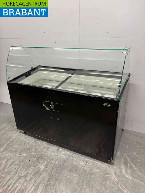 Mobile Combisteel Teneriffa Schaufel-Eisvitrine 10 Fächer 230V Horeca – Bild 3