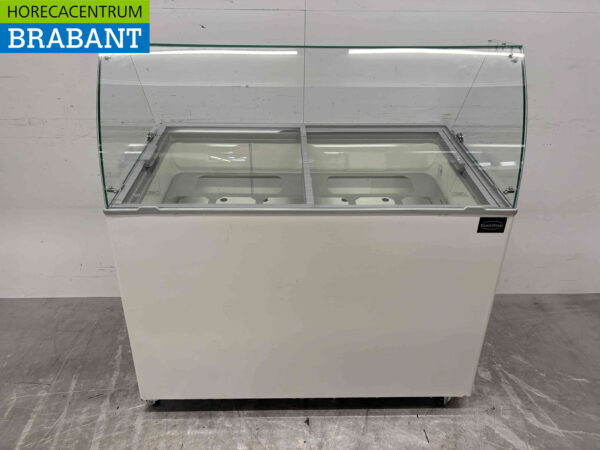 Mobile Combisteel Java Scoop Eiscremevitrine 8 Schalen 230V Horeca