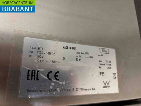 Edelstahl-Geschirrspüler Zanussi HHT8 Sliding 400V Catering – Bild 5