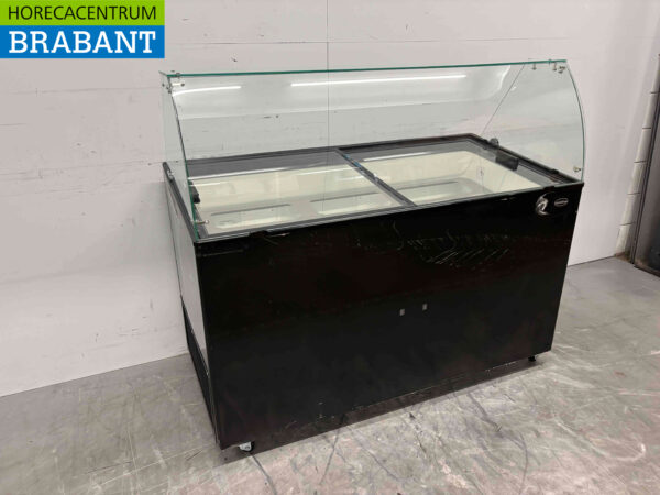Mobile Combisteel Teneriffa Schaufel-Eisvitrine 10 Fächer 230V Horeca – Bild 3