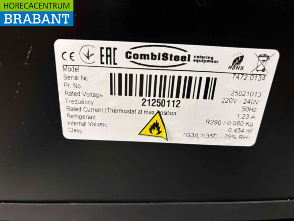 Mobile Combisteel Teneriffa Schaufel-Eisvitrine 10 Fächer 230V Horeca – Bild 8
