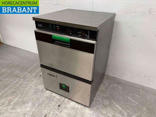 Edelstahl Zanussi 520 Geschirrspüler Frontlader 230V Catering – Bild 3