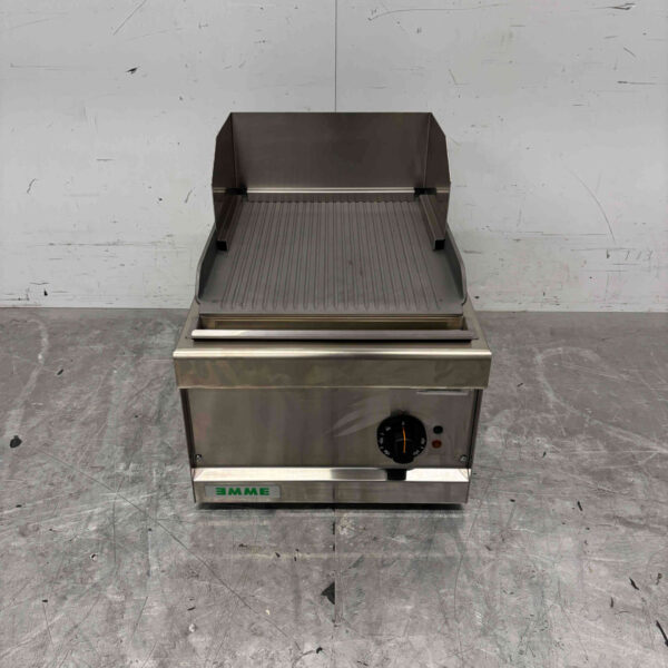 Edelstahl Giga Grillplatte Rippengrill 40 cm 400V Horeca