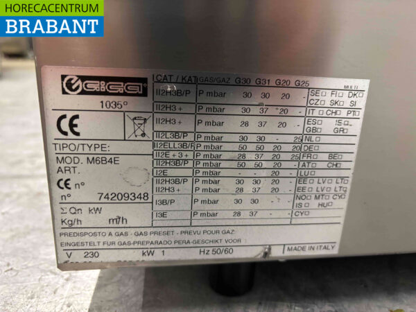Giga Bain marie aus Edelstahl 1/1 Gastronorm 230V Horeca – Bild 4