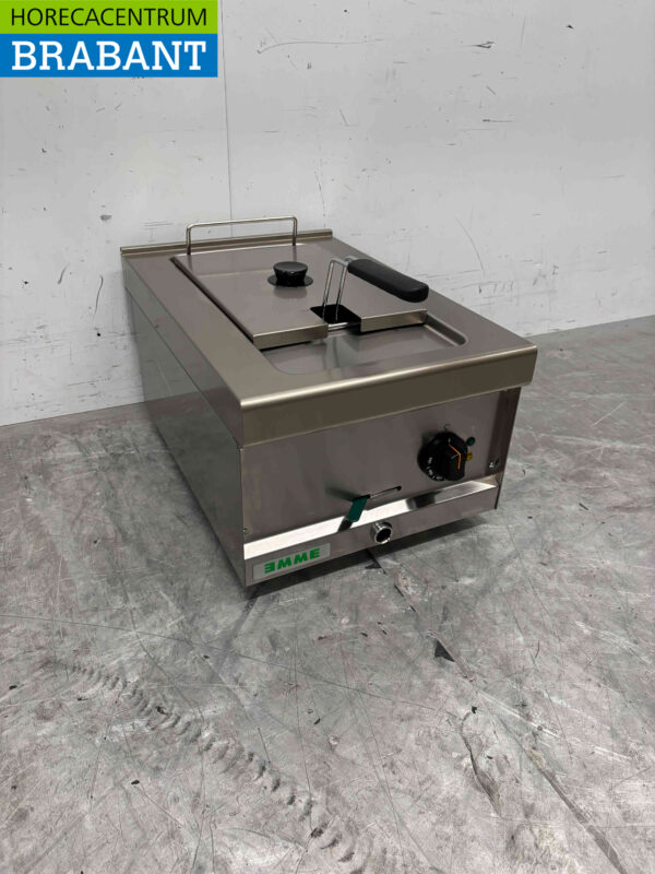 Emme / Giga Friteuse aus Edelstahl 8 Liter 400V Horeca – Bild 2