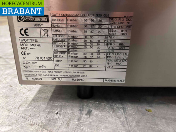 Emme / Giga Friteuse aus Edelstahl 8 Liter 400V Horeca – Bild 5