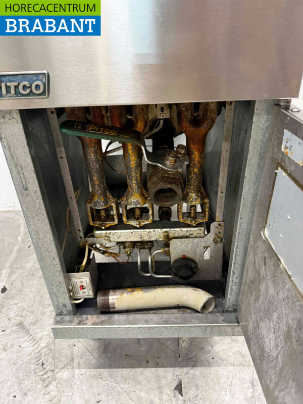 Edelstahl Pitco 35C Friteuse Friteuse 18 Liter Erdgas GAS Catering (kopie) – Bild 4