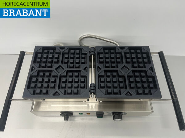 HCB Edelstahl Kippwaffeleisen mit Zeitschaltuhr 230V Catering – Bild 4