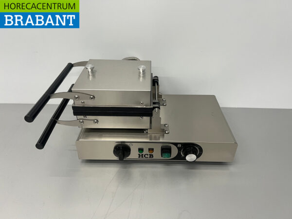 HCB Edelstahl Kippwaffeleisen mit Zeitschaltuhr 230V Catering – Bild 6