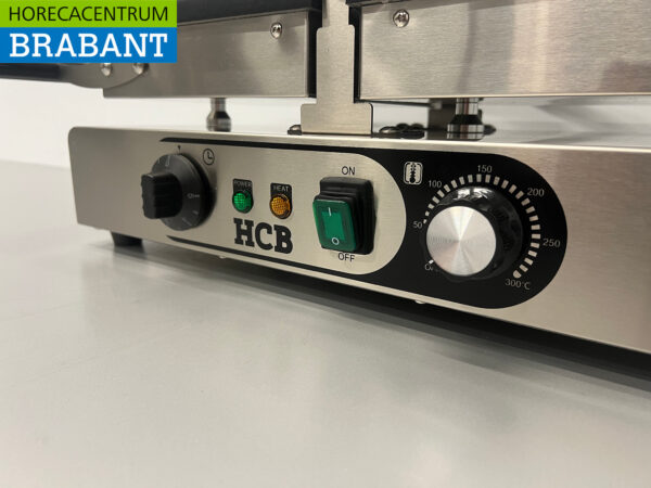 HCB Edelstahl Kippwaffeleisen mit Zeitschaltuhr 230V Catering – Bild 8
