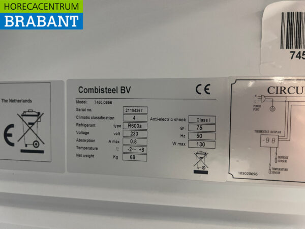 Combisteel Kühlschrank Kühlung 350 Liter 230V Horeca – Bild 5