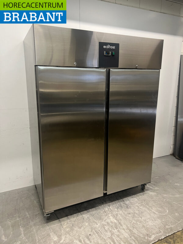 Edelstahl Ecofrost Doppeltüriger 2-türiger Gefrierschrank Gefrierschrank 1410 Liter 230V Horeca – Bild 3