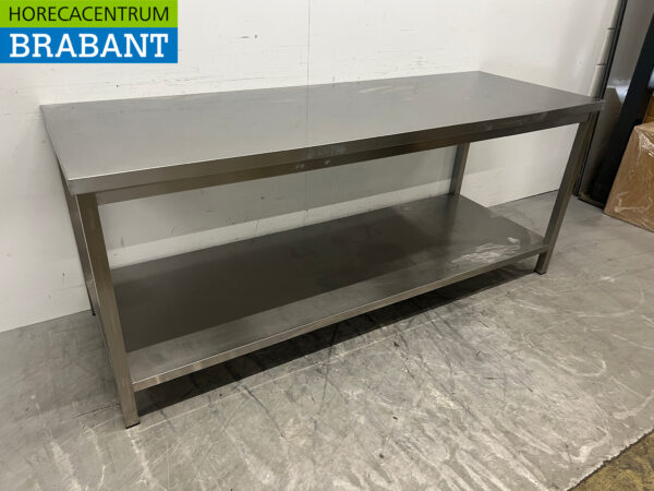 Edelstahl Arbeitstisch 200 x 70 x 83,5 cm Catering – Bild 3