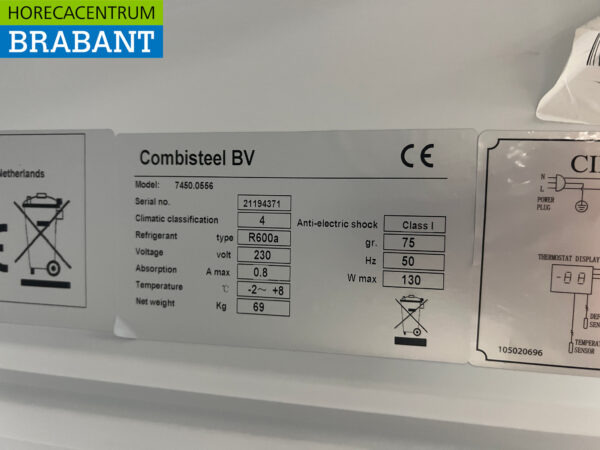 Combisteel Kühlschrank Kühlung 350 Liter 230V Horeca – Bild 5