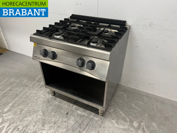Zanussi 4-Flammen-Herd aus Edelstahl Erdgas Horeca – Bild 2