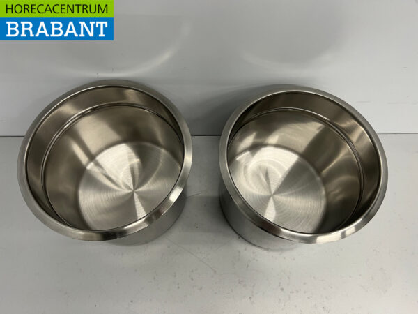 Hotpot-Einsatz aus Edelstahl für Bain Marie 2 x 6 Liter Horeca – Bild 4