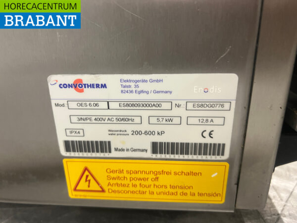 Edelstahl Convotherm OES 6.06 Kombi-Dampfgarer 6 x 1/2 GN 400V Horeca – Bild 8