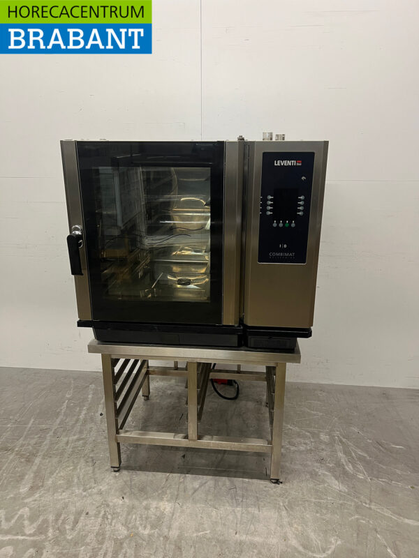 Leventi Combisteamer aus Edelstahl 6 x 60/40 cm 400V Horeca