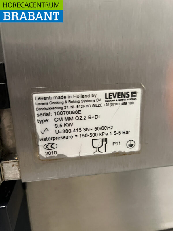 Leventi Combisteamer aus Edelstahl 6 x 60/40 cm 400V Horeca – Bild 7