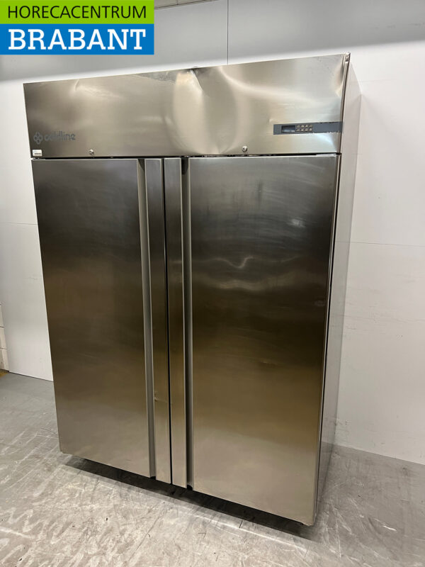 Edelstahl Coldline Doppeltür-Gefrierschrank 1400 Liter 230V Horeca – Bild 2