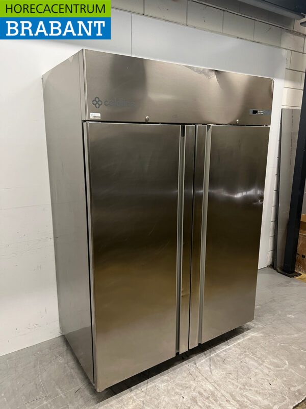 Edelstahl Coldline Doppeltür-Gefrierschrank 1400 Liter 230V Horeca – Bild 3