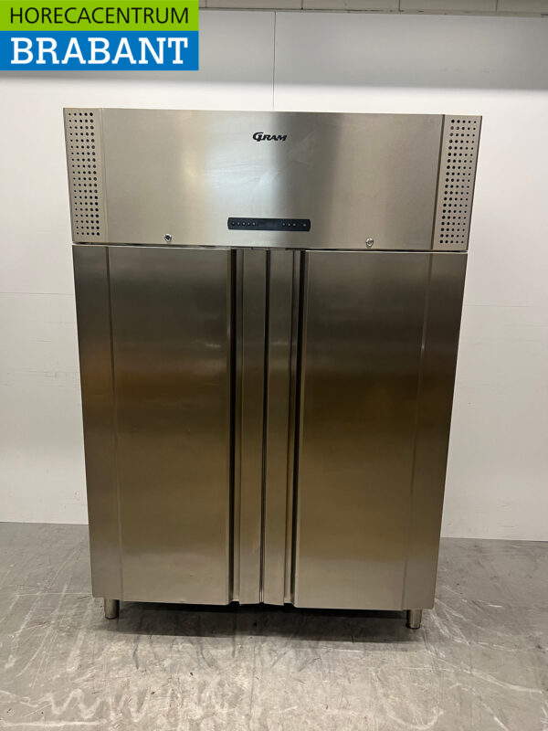 Edelstahl Gram Doppeltür-Kühlschrank 1270 Liter 230V Horeca