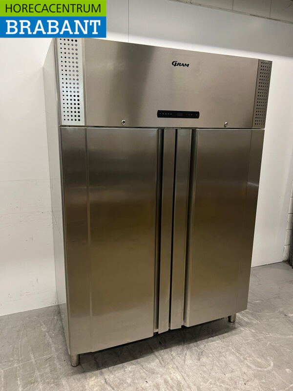 Edelstahl Gram Doppeltür-Kühlschrank 1270 Liter 230V Horeca – Bild 3