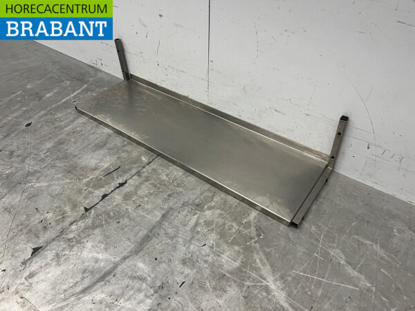 Wandregal aus Edelstahl 100,5 x 30 cm Horeca – Bild 2
