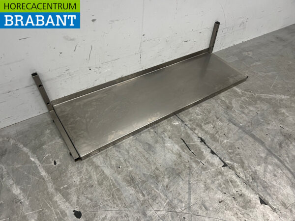 Wandregal aus Edelstahl 100,5 x 30 cm Horeca – Bild 3