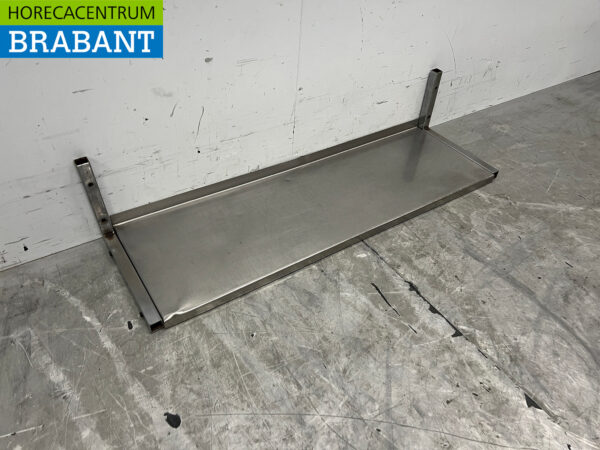 Wandregal aus Edelstahl 100,5 x 30 cm Horeca – Bild 3