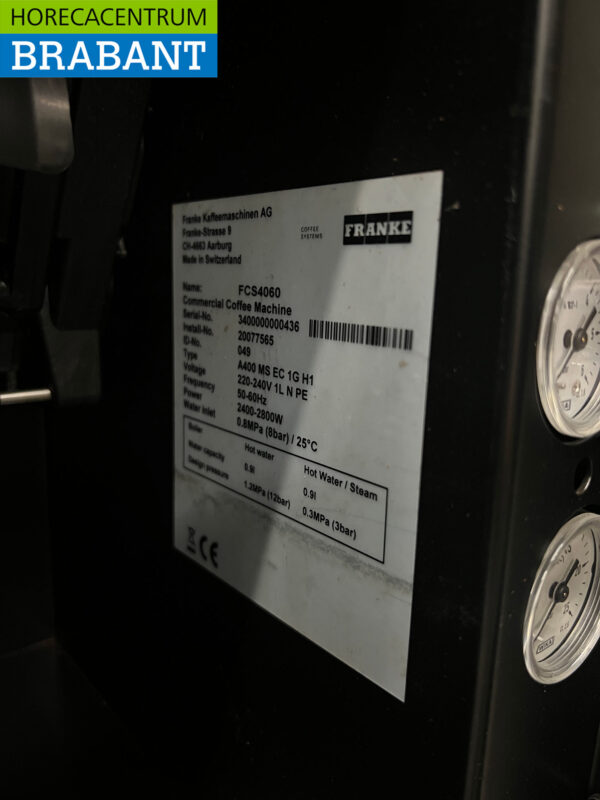 Edelstahl Franke A400 MS EC Vollautomatische Kaffeemaschine 230V Horeca – Bild 5