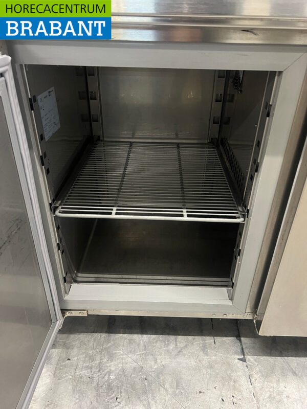 Edelstahl Diamond Kühlvitrine 3 Türen 202 cm 230V Horeca – Bild 4