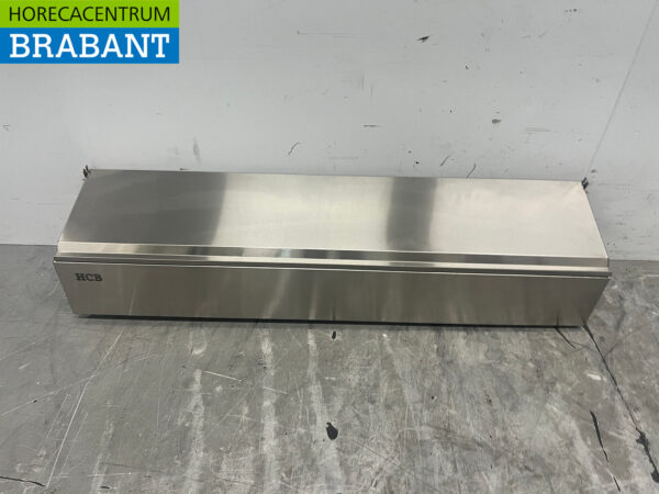 HCB GN-Tablett aus Edelstahl mit Deckel 6 x 1/6 Gastronorm GN 106 cm Horeca