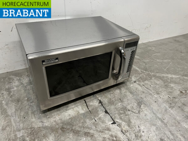 Edelstahl Sharp R-15AT Mikrowellenherd 28 Liter 230V Horeca – Bild 3
