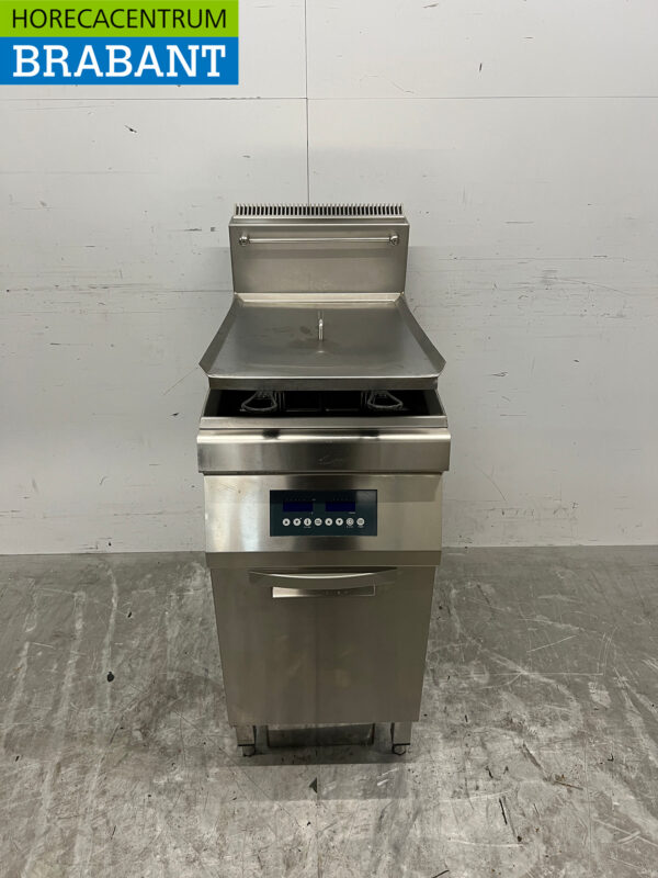 Fry Logic FLS 300 Fritteuse aus Edelstahl 22 Liter GAS + 230V Horeca