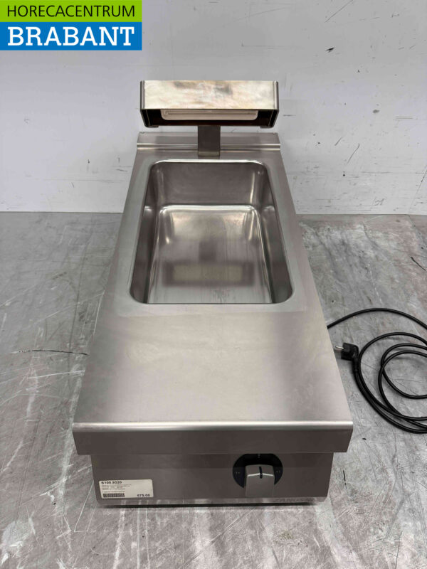 Edelstahl Zanussi Frieswarmer Frieswarmer Halter 40 cm 230V Horeca – Bild 2