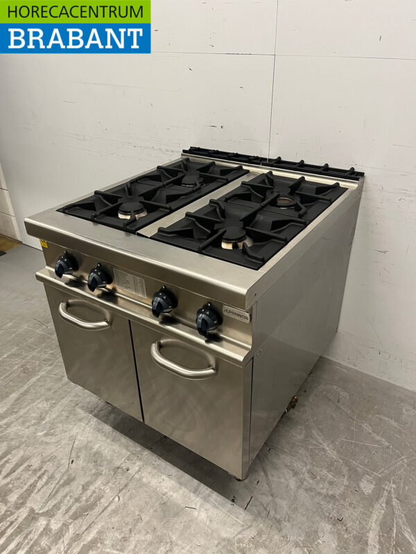 RVS Alpeninox 4-Flammen-Gasherd GAS Horeca – Bild 2