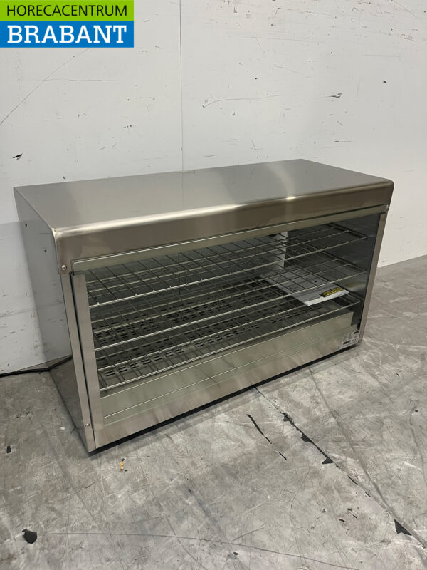 Edelstahl Buffalo CJ559 Warmhaltevitrine für 60 Torten 230V Horeca – Bild 6