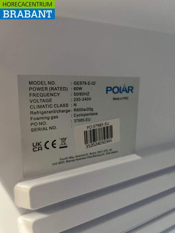 Polar GE579 Minibar Minikühlschrank 29 Liter 230V Horeca – Bild 6