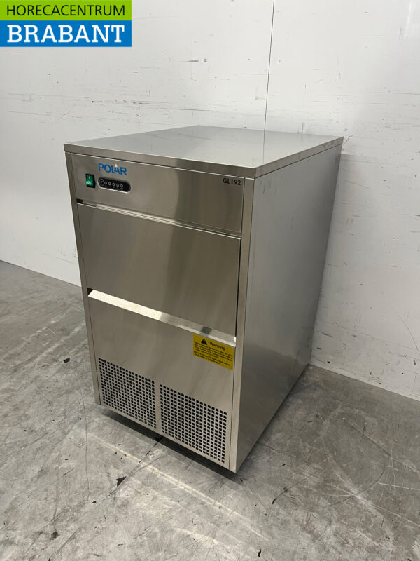 Polar GL192 Eiswürfelmaschine aus Edelstahl mit 10 kg Bunker Produziert 50 kg pro Tag 230V Horeca – Bild 2