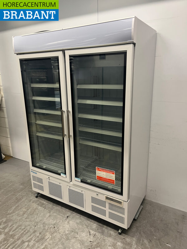 Polar GH507 Doppeltürige Glastür-Gefriertruhe Gefrierschrank 920 Liter 230V Horeca – Bild 2