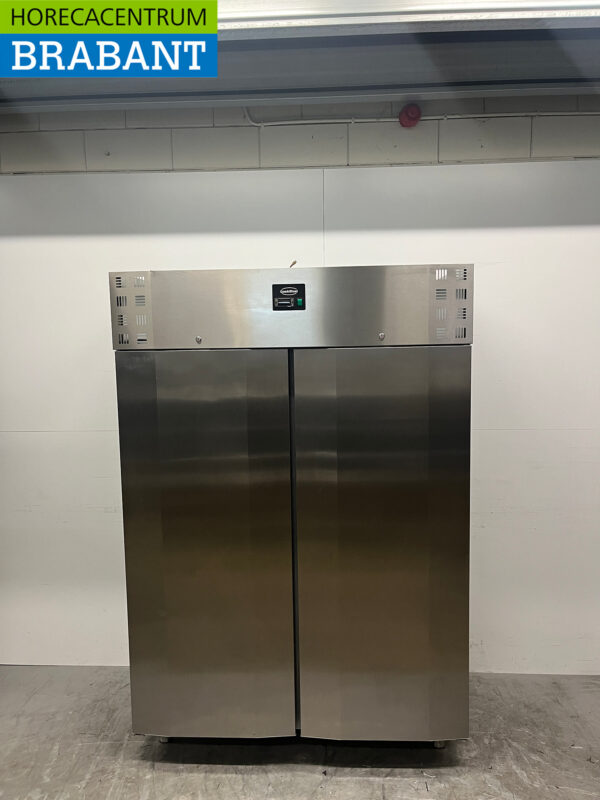 Edelstahl Combisteel Doppeltüriger Gefrierschrank 1200 Liter 230V Horeca