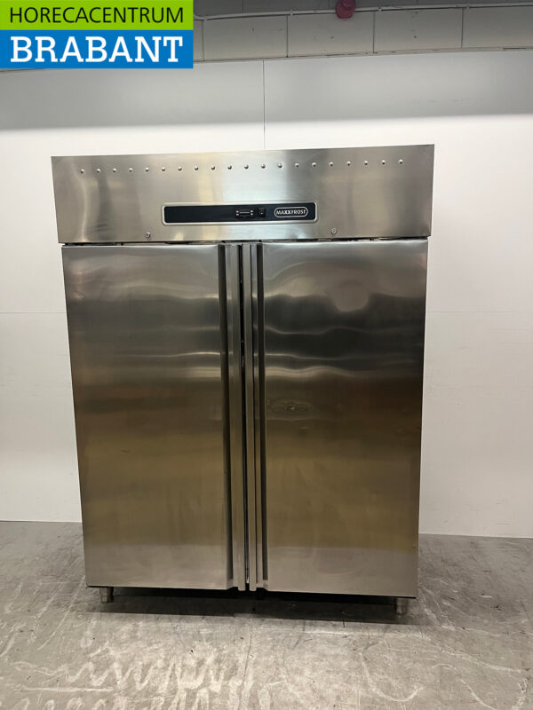 Maxxfrost Doppeltüriger Kühlschrank aus Edelstahl 1300 Liter 230V Horeca