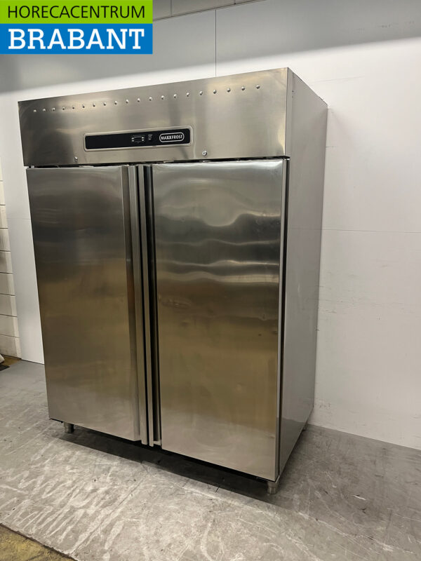 Maxxfrost Doppeltüriger Kühlschrank aus Edelstahl 1300 Liter 230V Horeca – Bild 2