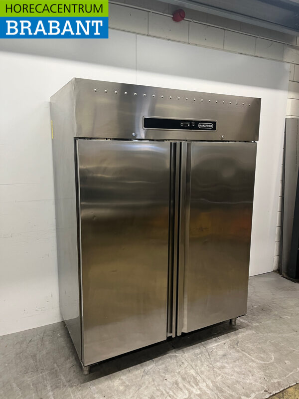 Maxxfrost Doppeltüriger Kühlschrank aus Edelstahl 1300 Liter 230V Horeca – Bild 3