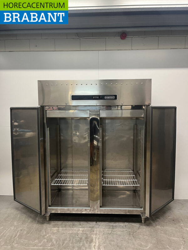 Maxxfrost Doppeltüriger Kühlschrank aus Edelstahl 1300 Liter 230V Horeca – Bild 4