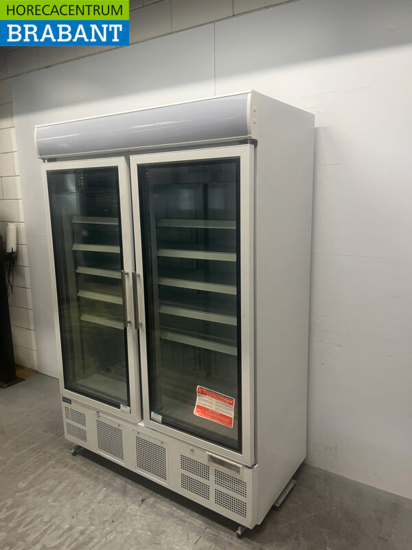 Polar GH507 Doppeltürige Glastür-Gefriertruhe Gefrierschrank 920 Liter 230V Horeca – Bild 2