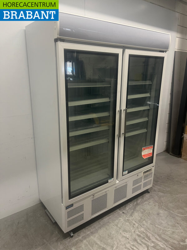 Polar GH507 Doppeltürige Glastür-Gefriertruhe Gefrierschrank 920 Liter 230V Horeca – Bild 3