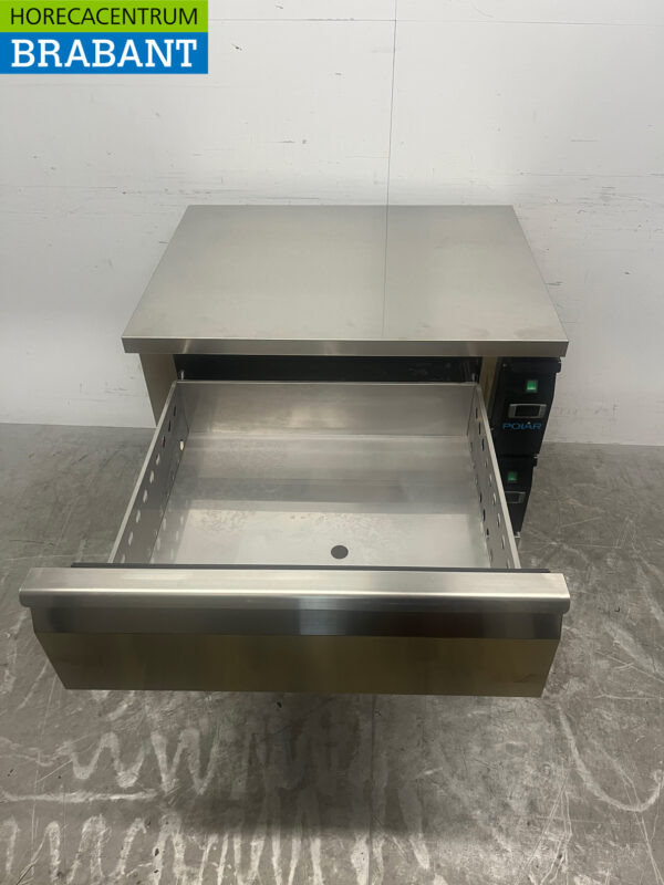 Polar DA996 Edelstahl-Kühl-/Gefrierschrank mit 2 Schubladen Pro Schublade 2 x 1/1 Gastronorm 230V Horeca – Bild 5