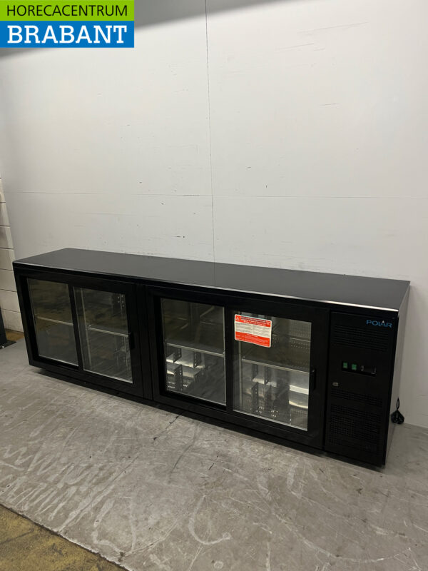 Polar CS103 Backbar Bar Kühler 4 Türen 254,2 cm 230V Horeca – Bild 2